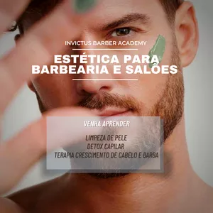 Imagem do curso Serviços de estética para barbearia e salões.