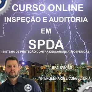 Imagem principal do produto CURSO ONLINE INSPEÇÃO E AUDITORIA EM SPDA