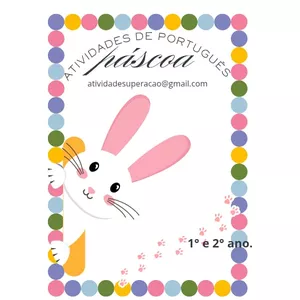 Imagem de capa para o Ebook Arquivo de Atividades de Páscoa Português e Matemática  – 1º e 2º Ano do Ensino Fundamental