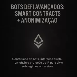 Imagem do curso Criação de Bots DeFi com anonimização.