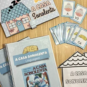 Imagem de capa para o Ebook A CASA SONOLENTA-KIT COMPLETO COM SEQUÊNCIA DIDÁTICA