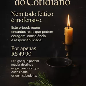 Imagem de capa para o Ebook Feitiços do Cotidiano 