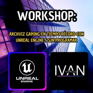 Imagen de portada para Curso online Archviz Gaming En Tiempo Récord Con Unreal Engine Sin Programar