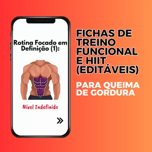 Imagem de capa para o Curso online  Templates de Fichas para Queima de Gordura
