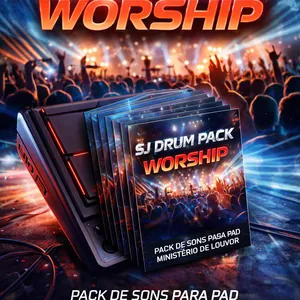 Imagem de capa para o Ebook SJ DRUM PACK WORSHIP