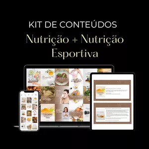 Imagem de Kit de Conteúdos - Nutricionista criado por ELAINE CRISTINA KERSCHER na hotmart