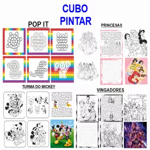 8 Kits de CUBO para PINTAR