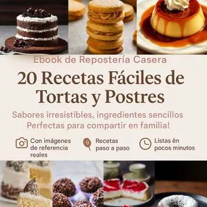 Imagen de portada para Ebook 20 Recetas de tortas y postres para emprender