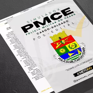 Imagem de capa para o Ebook TURMA DE SIMULADOS PMCE 