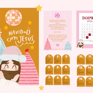 Imagen de portada para Ebook Calendario de Adviento - Abrazando a Jesus 