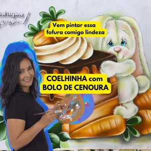 Imagem de capa para o Curso online Coelhinha com Bolo de Cenoura