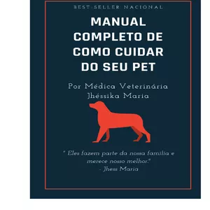 Imagem de capa para o Ebook Manual Completo de Como Cuidar do Seu Pet