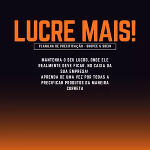 Imagem de capa para o Ebook Planilha de Precificação - Shopee 