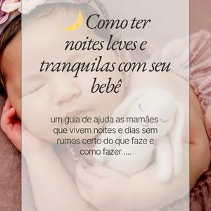 Imagem de capa para o Ebook noites de anjo com seu bebê