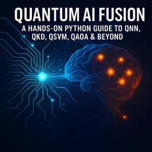 Cover image for Ebook Quantum AI Fusion: A Hands-On Python Guide to QNN, QKD, QSVM, QAOA &amp; Beyond