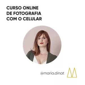 Imagem do curso Curso Online de Fotografia com o Celular com Maria Dinat