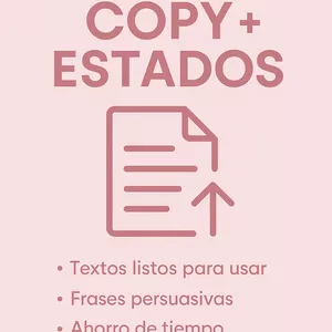 Imagen de portada para Ebook Mini pack de copy + Estados