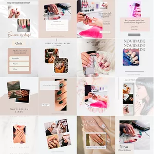 Imagem de capa para o Curso online Pack 36 Artes Para Manicures Editáveis no Canva