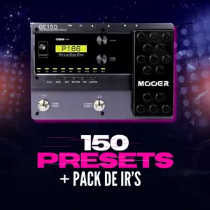 Imagem de capa para o Curso online Mooer Ge 150 / 160 Presets + Pack 124 Impulse Responses