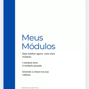Imagem de capa para o Ebook Ebook Meu Módulo 