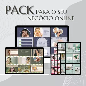 Pack para o seu negócio Online - CANVA