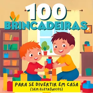 Imagem de capa para o Ebook 100 brincadeiras para se divertir em casa (sem eletrônicos)