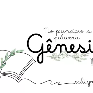 Imagem de capa para o Ebook MEU CADERNO DE CÓPIA E CALIGRAFIA GÊNESIS 1,2 E 3