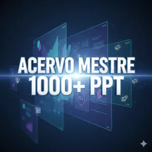 Imagem de capa para o Ebook Acervo Mestre 1000+ PPT