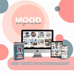 Imagem de capa para o Curso online MOOD EXPRESS - SEU PACK DE MOODBOARDS