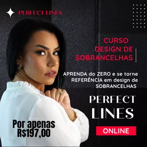 Curso Curso Design de Sobrancelhas - Técnica Perfect Lines