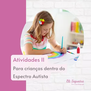 Imagem de capa para o Ebook Atividades II  - Para crianças dentro do Espectro Autista