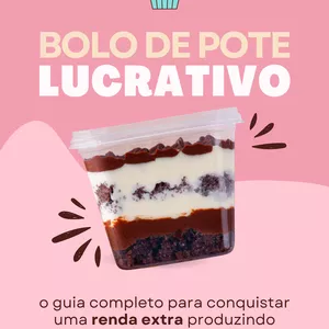 Imagem de capa para o Ebook Bolo de pote de sucesso