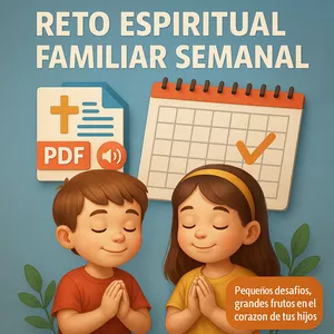 Imagen de portada para Curso online 📖 Reto Espiritual Familiar Semanal (+Audio)