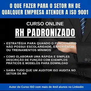 Imagem de capa para o Curso online RH PADRONIZADO