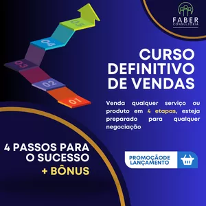 Imagem do curso Curso definitivo de Vendas em 4 etapas