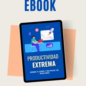Imagen de portada para Ebook Productividad Extrema - Domina tu Tiempo y Multiplica tus Resultados