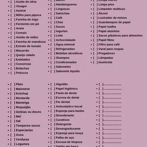 Imagem de capa para o Curso online Lista de Supermercado Completa 