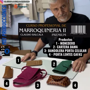 Imagen de portada para Curso online Curso de Marroquinería Profesional 