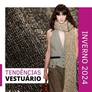 Imagem de capa para o Ebook eBook Tendências Vestuário Feminino Inverno 2024