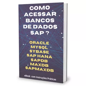 Imagem de capa para o Ebook COMO ACESSAR BANCOS DE DADOS SAP - Instruções Práticas
