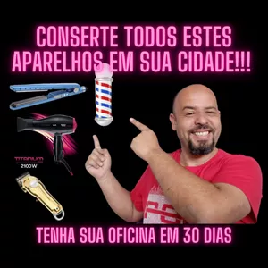 Imagem do curso MÉTODO REPARADOR: FERRAMENTAS DE CABELEIREIROS E BARBEIROS 