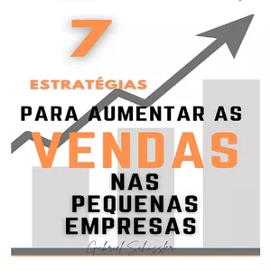 Imagem de capa para o Ebook 7 ESTRATÉGIAS PARA AUMENTAR AS VENDAS NAS PEQUENAS EMPRESAS