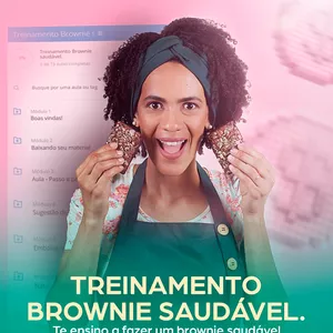 Imagem de capa para o Curso online Treinamento Brownie saudável.