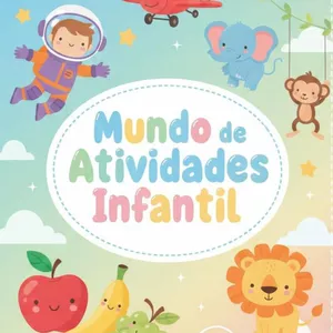 Imagem de capa para o Ebook Mundo de atividade infantil 