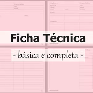 Imagem de capa para o Curso online Ficha técnica de moda - versão básica e versão completa