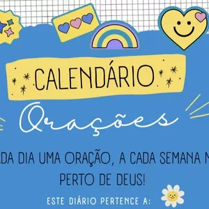 Imagem de capa para o Ebook Calendário de Oração infantil