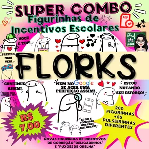 Imagem de capa para o Ebook COMBO FIGURINHAS INCENTIVOS ESCOLARES FLORKS