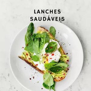 Imagem de capa para o Ebook E-book lanches saudáveis deliciosos!