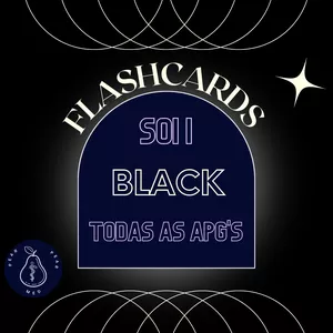 Imagem de capa para o Ebook FLASHCARDS - SOI I - PACOTE BLACK - TODAS AS APGS