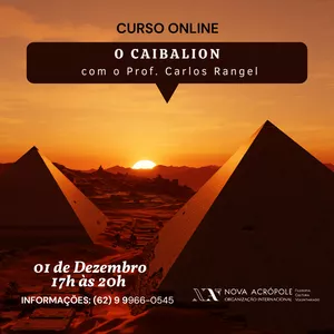 Imagem de capa para o Evento online Curso Online Ao Vivo - O Caibalion